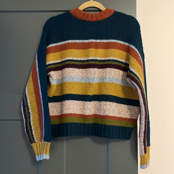 Velvet by Graham & Spencer Samara Striped Crew Neck Sweater - Picture 8 of 10